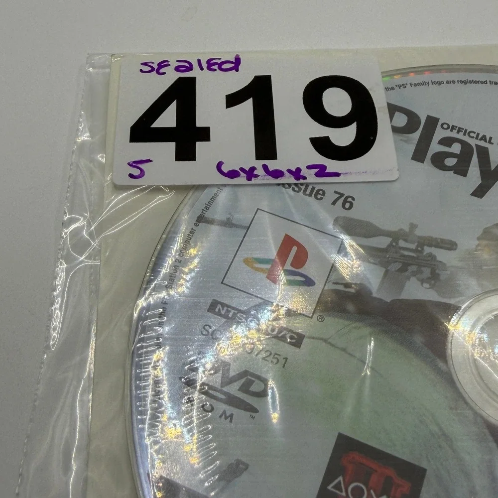 Sony PS2 OPM Issue 76 Demo Disc SCUS-97251 Retro Gaming Y2K Collectible